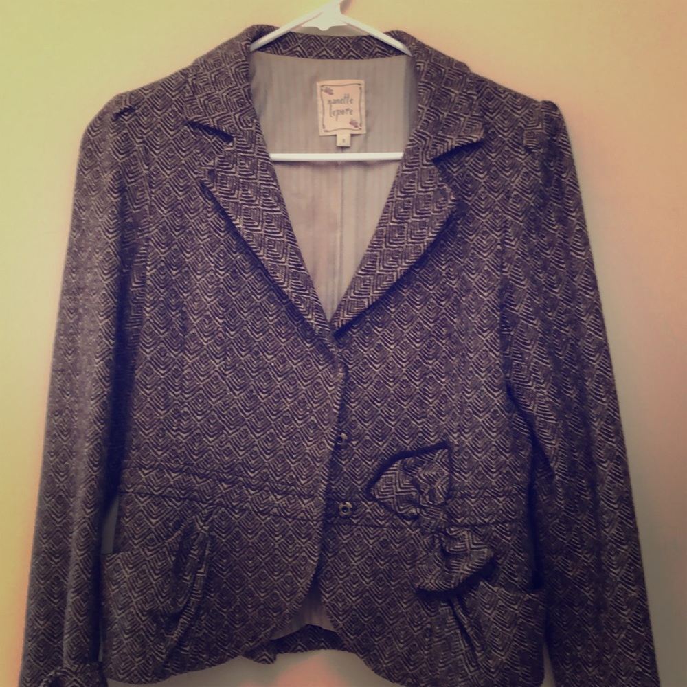 Nannette Lepore tweed blazer